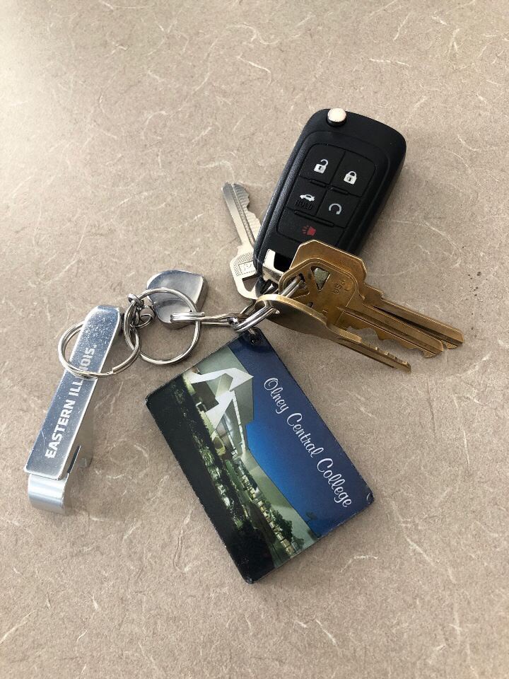Someone left their keys at the blanket tying event today. If these are yours, please pick them up from Nathan Wehr’s office located on the 3rd floor of the Union.