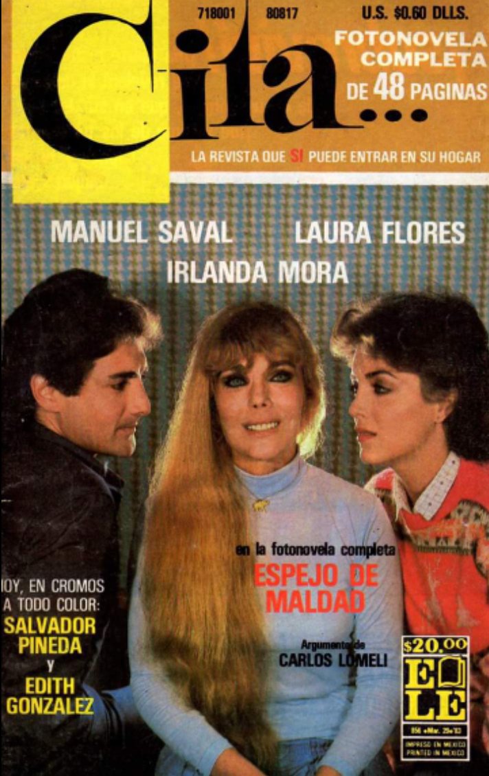 frantonyochoa2's tweet photo. #FotoNovelaHomenaje Primerísimos ACTORES @LauraFloresMx #IRLANDAMORA Y #MANUELSAVAL+ @LauFloresWorld @horadlanovela @isitaymeme @maxwoodside @mdiscuah @StellaFernndez9 @detlnovelas1 @EdnaWalters @senora_tv @SoyOEC @Altairpr @LasCesarisimas @anamaalvarado @AndresRendonA89 @ceorgia https://t.co/1CWnHUTTz2