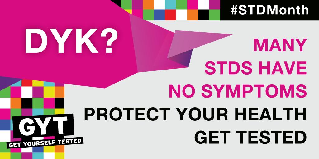 CDCSTD's tweet photo. FACT: Anyone who is sexually active can get an STD. Learn more: https://t.co/rAzJZdWDjE. #STDMonth #GYT https://t.co/StHR7yQDlo