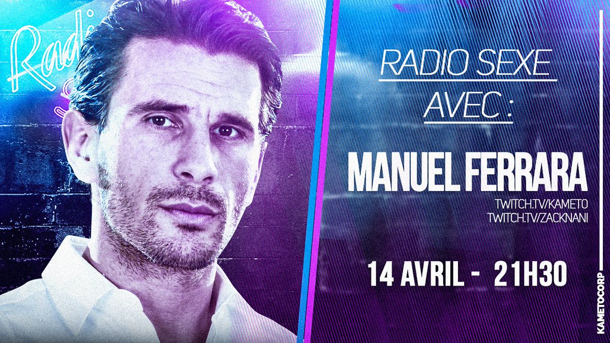 Radiosexe_FR's tweet photo. Notre invité pour la #RadioSexe de dimanche prochain sera @ManuelFerraraTV ! 👨‍⚕️

On vous donne rendez-vous ce dimanche 14 avril à 21h30 pour une émission qui s'annonce légendaire 🕺 https://t.co/waSpXrAflS