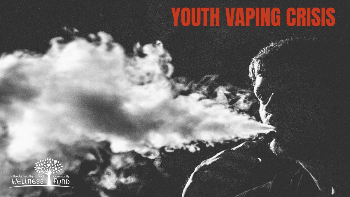 WellnessFundAB's tweet photo. Did you miss the webinar today on the Youth Vaping Crisis? You can watch it here! https://t.co/mjZuTC5xld @actiononsmoking https://t.co/cO7ff7qgts