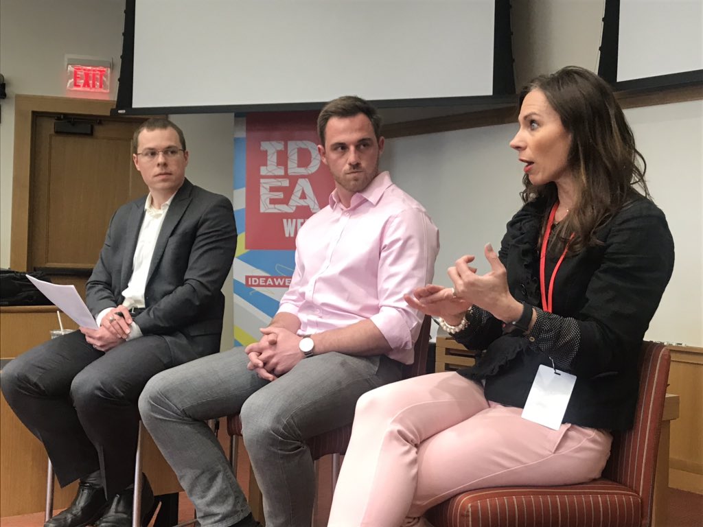 TheGibsonEdge's tweet photo. Our own @GibsonHealthPro nailed it on the Health & Wellness Panel for #ideaweeksbe https://t.co/gDYtaQUcIe