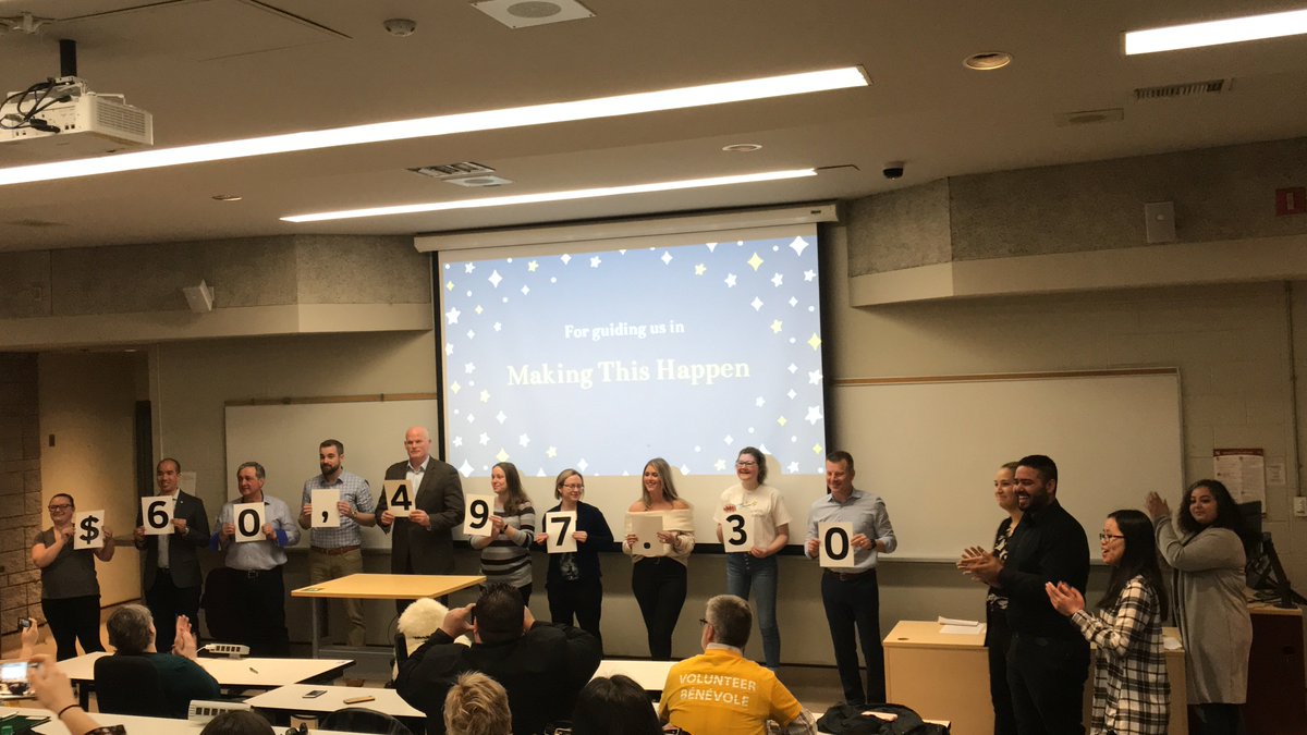 So proud 😀 of our @AlgonquinColleg @acEventManagemt @ACHospTourism students for raising over $60,000 for the @ChildrensWishNC through coordinating events with a $0 budget! 🎉#studentsuccess #proudprof #eventprofs