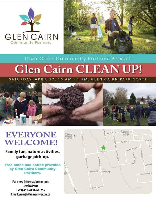 A great opportunity to meet people in your community and to help keep Glen Cairn looking beautiful <a href="/StSebastianElem/">St. Sebastian</a>