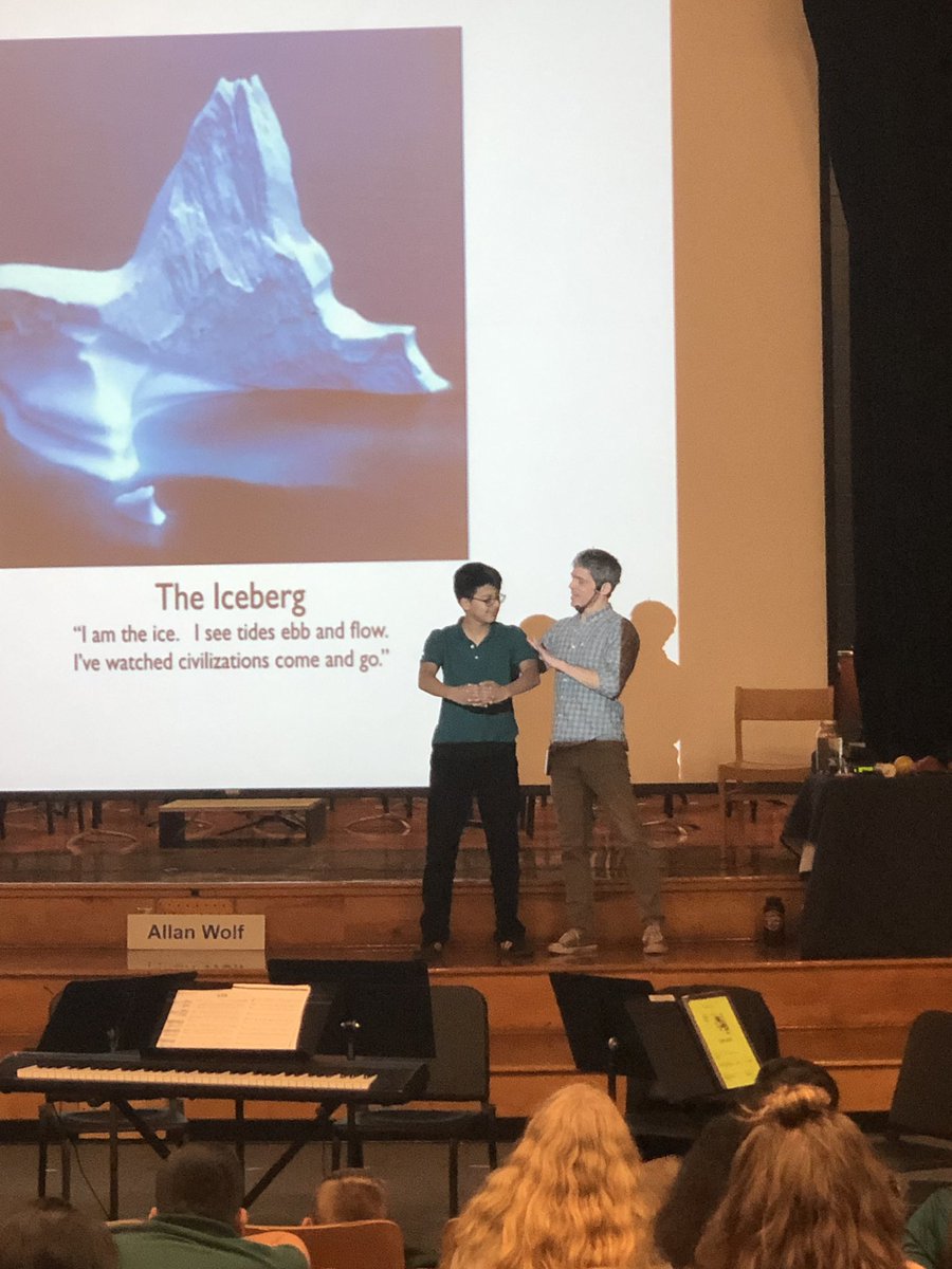 CLMSLibrarybird's tweet image. Honored to host @AllanWolf100 today at our Rising 6th Grade event.  We enjoyed his knowledge of the Titanic and poetry!   @CorriherLipeMS