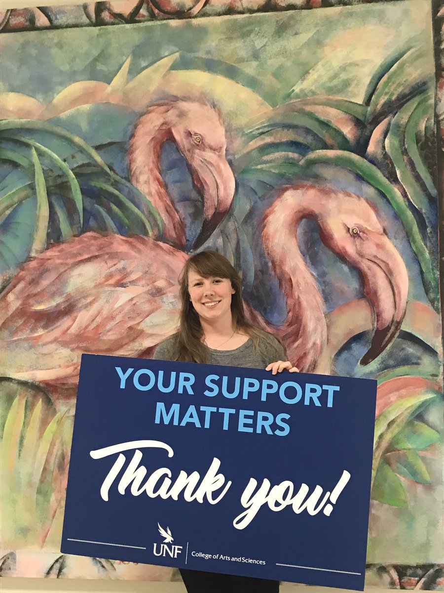 Meet Eliana, a UNF College of Arts &amp; Sciences Mathematics major and Fine Art minor. She heard about #UNFGivingDay and is a proud Osprey. Curiosity, critical thinking and commitment - Uniquely UNF tinyurl.com/UNFGivingDay