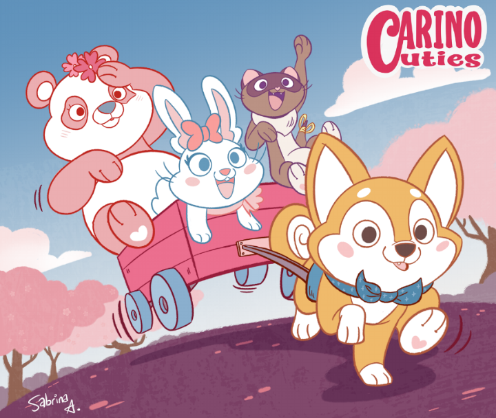 TheRealSibsy's tweet photo. Got some more of my #CarinoCuties for you all today! They are ready for adventure! 🌸💜🌸 #Sheebs #Paffuto #Vizo #Totti https://t.co/DVJJdGXs3K