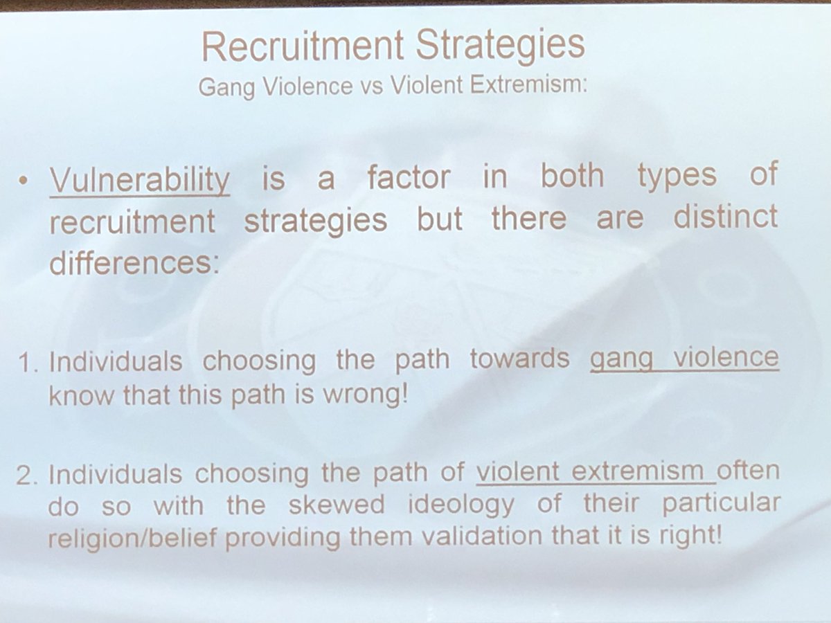 Faymus1's tweet image. “VTRA is the gold standard. It is a tool that paves the way to understands pathways to serious violence.”  Det. Brian Smith #vtra #NACTATRBanff #nactatr @WikyBoardEd
