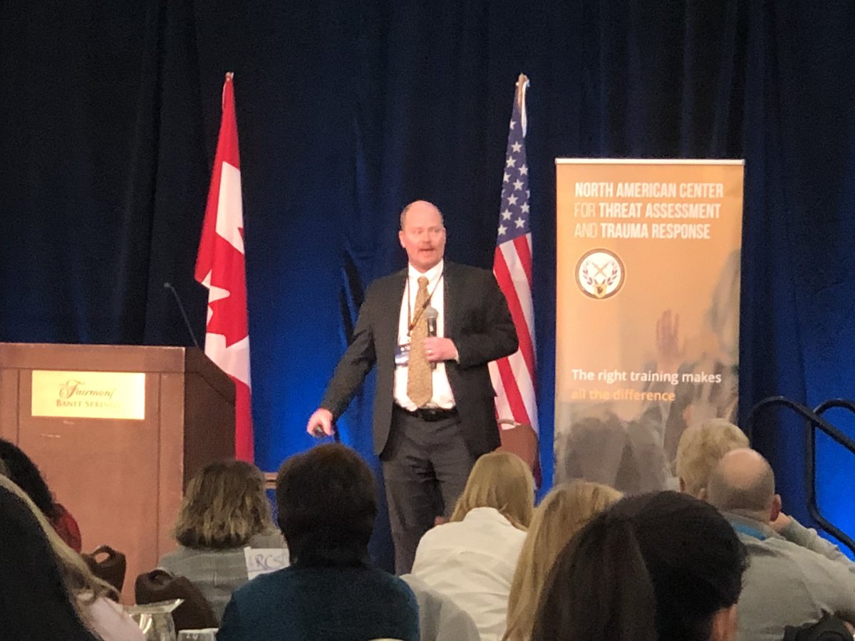 Faymus1's tweet image. “VTRA is the gold standard. It is a tool that paves the way to understands pathways to serious violence.”  Det. Brian Smith #vtra #NACTATRBanff #nactatr @WikyBoardEd