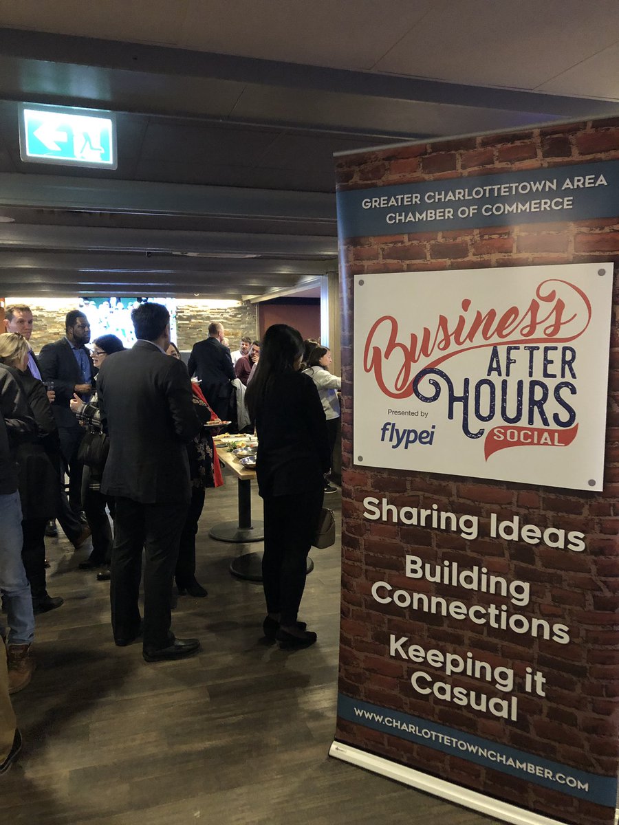 ChtownChamber's tweet photo. Tonight, Business After Hours and Bowling & Brews are one! Stop by @TheAlleyPEI to join in on the fun.
Sponsored by @flyYYG
Hosted by @scotiabank
#BizAfterHours #BowlingAndBrews #RelaxedNetworking https://t.co/c1rx1flJcz
