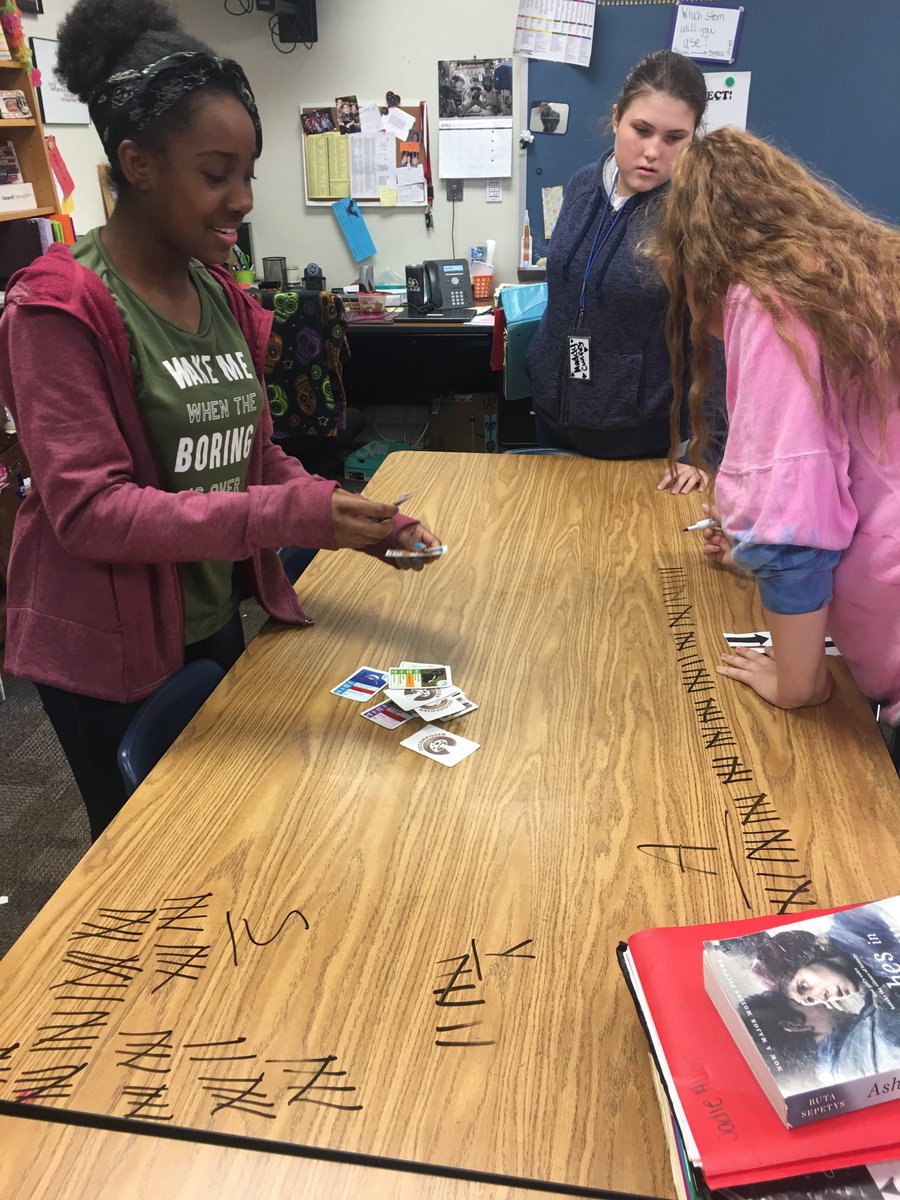 MsMCP2's tweet photo. They stayed after class 8th period to finish tabulation and declare a winner! Student engagement means theyβre all the winners. π β¦@HMS_hawksβ© β¦@parisitpβ© https://t.co/9XlLuTp19L