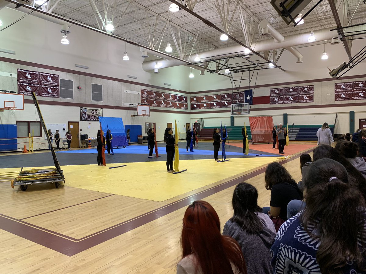 LJHS_Science's tweet photo. High School color guard killing it! #LISDChampion #LJHProud #LockhartLeading https://t.co/4kSCGUbqRO