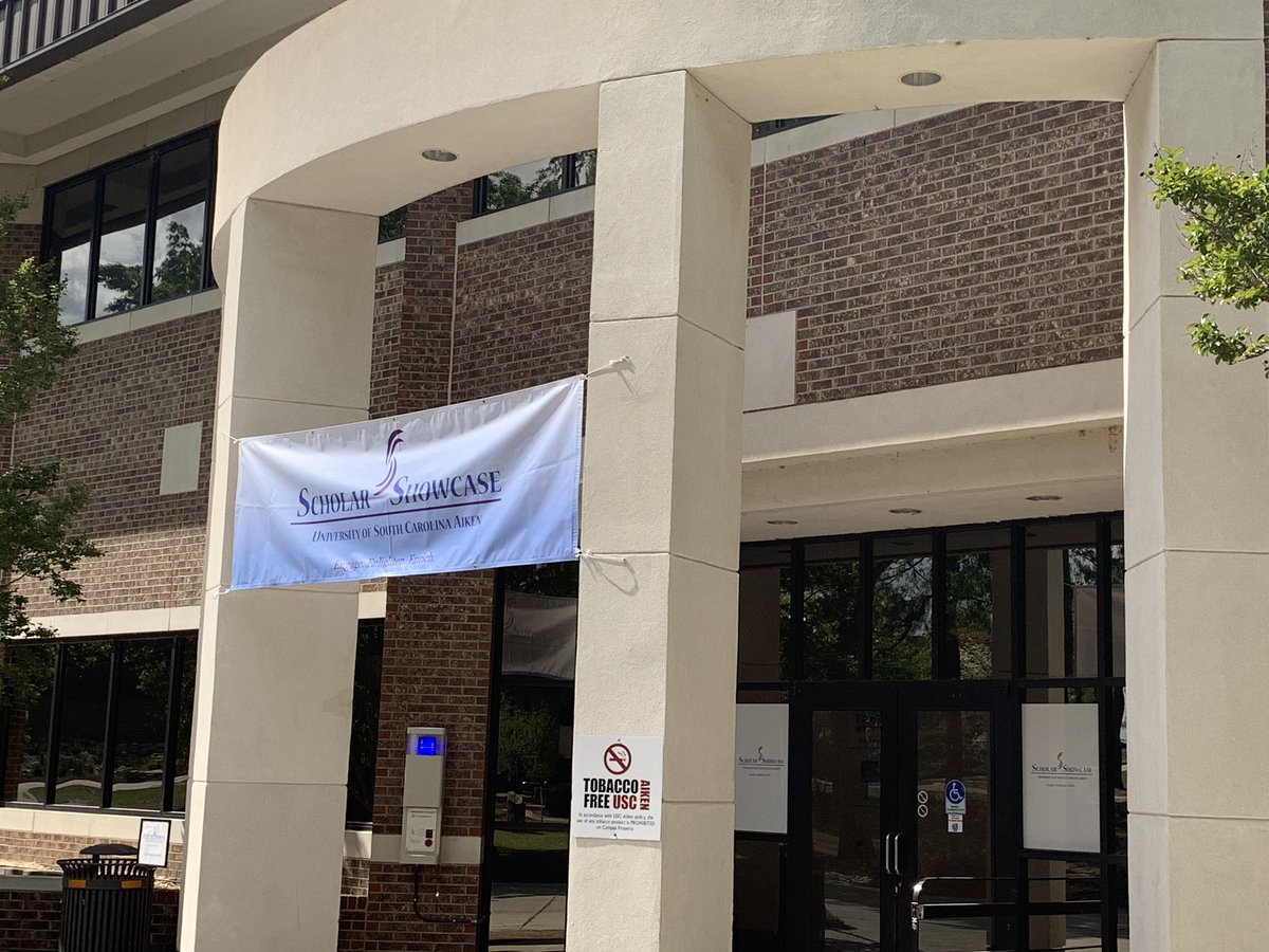 USCAiken_STEM's tweet image. @USCAiken’s Scholar Showcase is off to a great start! A campus tradition, this 2 day university-wide event (over 140 students participating this year) celebrates undergraduate scholarship and research across all disciplines. #discovery #exploration #liberallearning #CUR #COPLAC