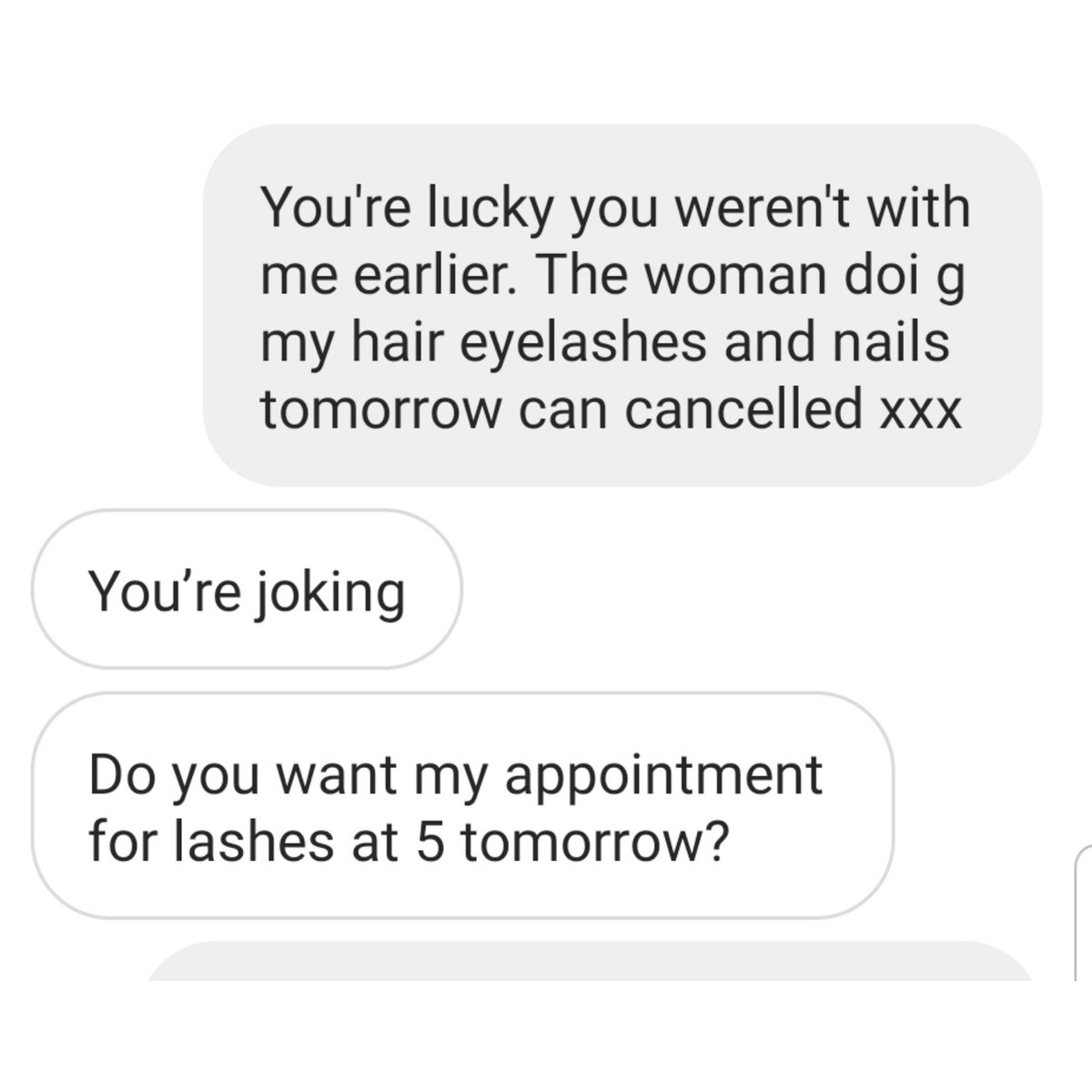Danni_Girl3333's tweet photo. Bestie got my back @clairesherwood The highest form of love right here.
Girl can't get married without her lashes 💪🖤#girlgotmyback #fuckingdedication #girlpower https://t.co/XT497C3VZA