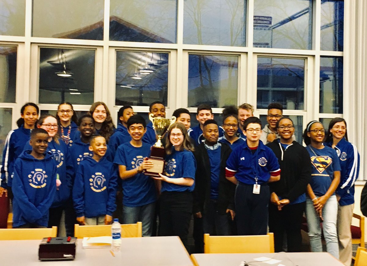 CM201U's tweet photo. Congratulations to the CMMS Scholastic Bowl team who are this year's SSJHSA Scholastic Bowl Conference Champions!  Every member of the team contributed to an outstanding season.  We could not be more proud of our CMMS Comets! #CMMSComets #GoComets https://t.co/ez4as2ZVnv