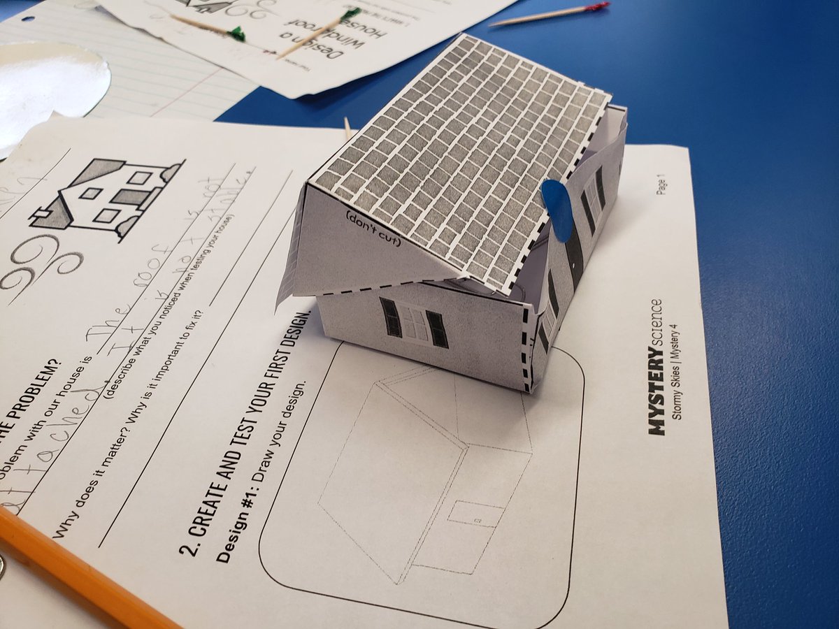 TeamGruber's tweet photo. 3rd grade created windproof houses today in science! It's amazing to see them problem solving through teamwork! https://t.co/mwaeNmhIX9