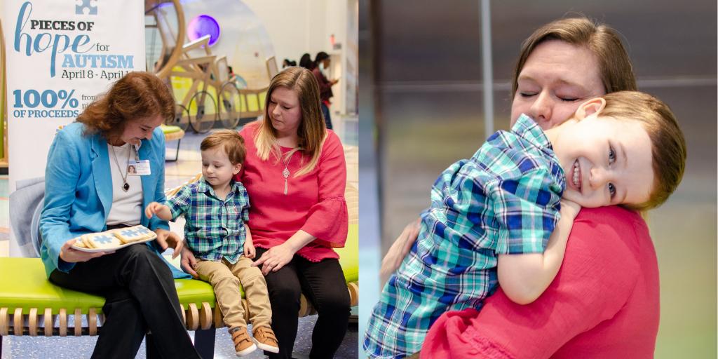 DaytonChildrens's tweet photo. 3-year-old Cash is just one of many kids with autism who depend on our Autism Diagnostic Center for their care. You can help Cash buy buying a #piecesofhope cookie from @panerabread this week - 100% of proceeds go to Dayton Children's! #everycookiecounts https://t.co/0H3kpPDDoO
