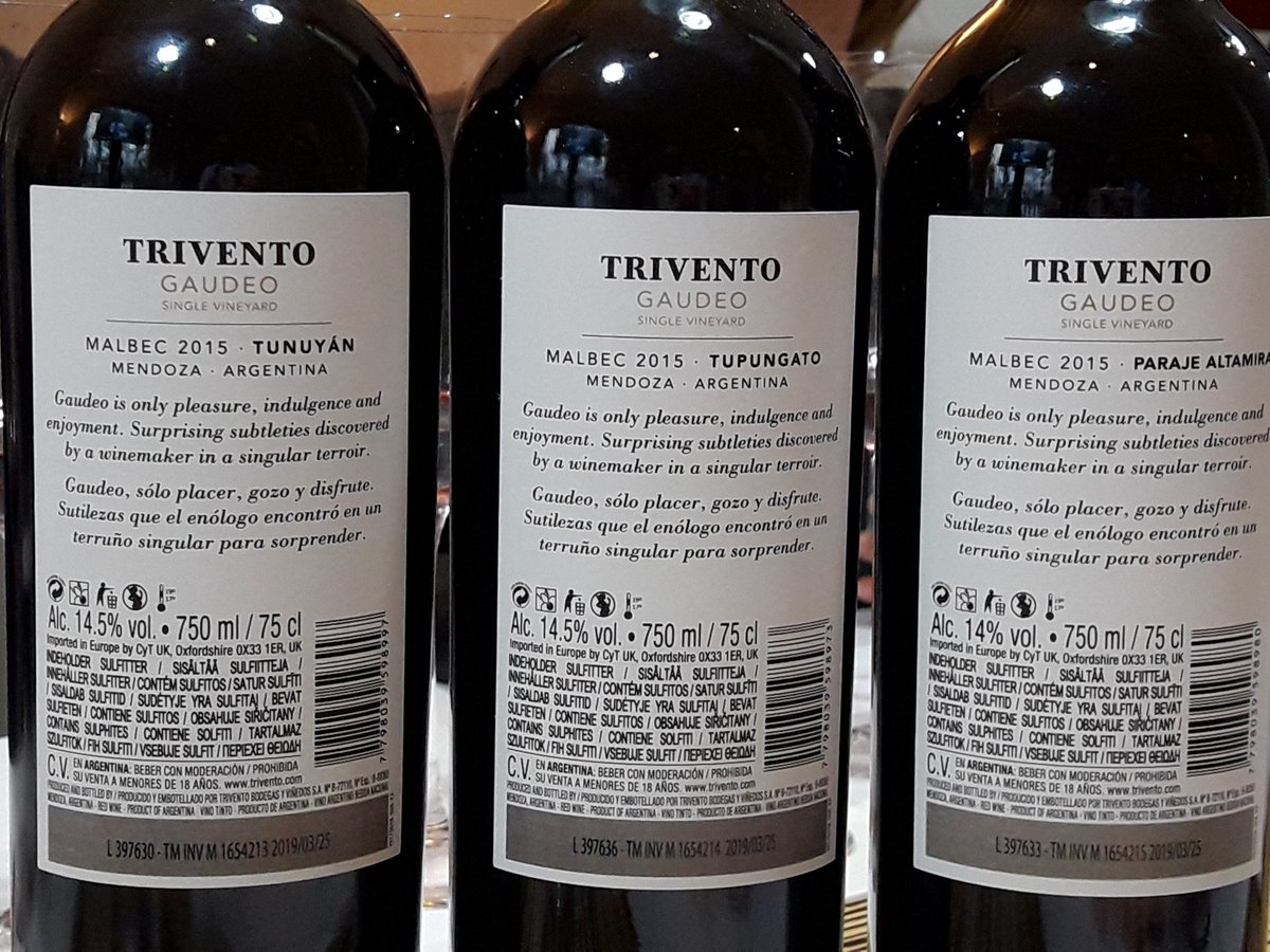 Hoy estuve probando de la mano de su hacedor <a href="/geriswine/">Geri</a> los nuevos Gaudeo SV de <a href="/TriventoArg/">Bodega Trivento</a> #Altamira #Gualtallary #SanPablo pura expresión de cada una de esas zonas para seguir descubriendo las sutilezas de cada lugar!! Q manija que tengo cuevero!!