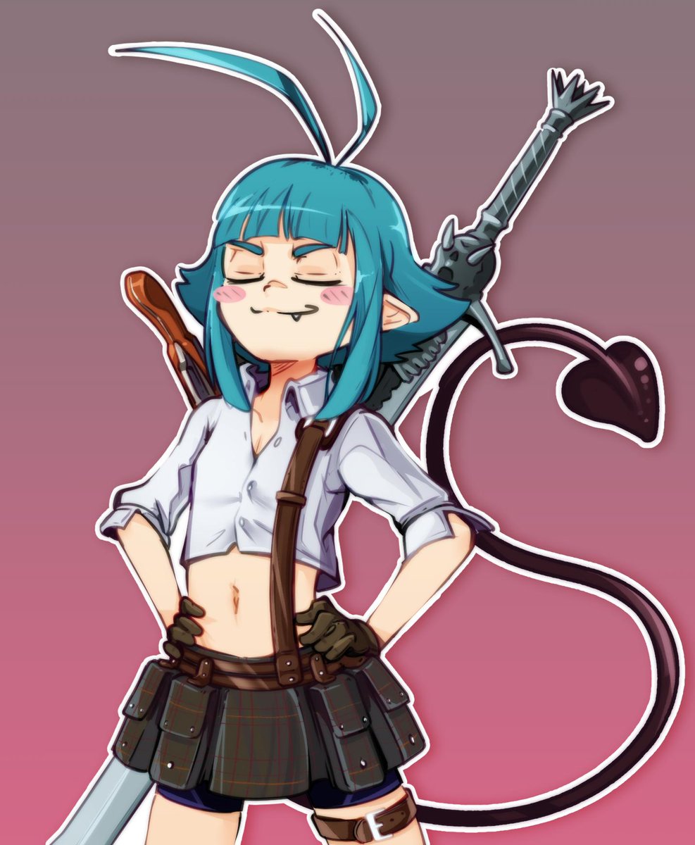 「Time to hunt some demon ass 」|DuDuLのイラスト