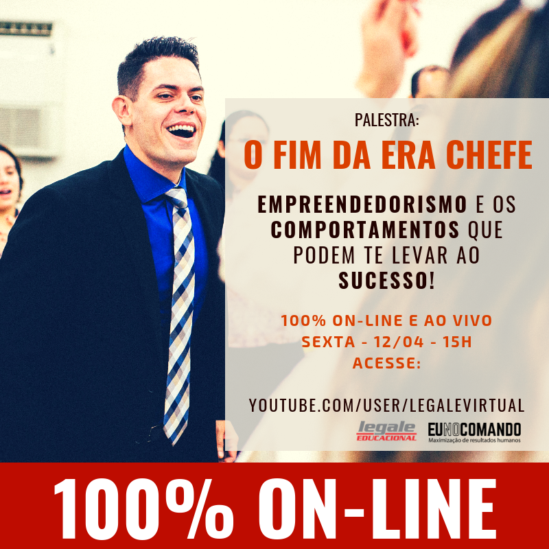 eu_no_comando's tweet photo. 🤟Sexta - 12/04 - 15h - 100% #ONLINE #AOVIVO #Palestra

🚀"O fim da Era Chefe - Empreendedorismo e os comportamentos que podem te levar ao sucesso!"

💻Para assistir basta acessar: https://t.co/tKnUZx7DB3, às 15h.

#EuSouLegale #EunoCOMANDO #Empreendedorismo #OAB https://t.co/e4k61C6G4d