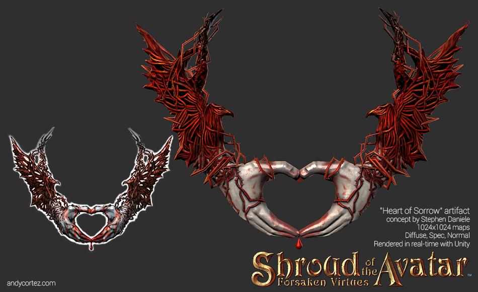 TheAndyCortez's tweet image. #MyFirstGamesJob 
I got hired as a 3D artist at a studio called Portalarium and worked on the spiritual successor to Ultima Online. Made a bunch of props and enviromental assets and got to work with @RichardGarriott. Such a cool introduction to the industry.