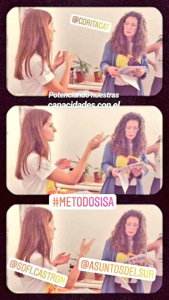 sofia_castrom's tweet photo. Testeando #MetodoSISA la nueva herramienta creada en el marco del #ProyectoSISA de @AsuntosDelSur basada en el design thinking y con enfoque feminista 🙌💗😍. @CoraRuiz @GEORGIAROTHE @bienpensado @MatiasFBianchi @NachoFLara https://t.co/NnfpXT6NwH https://t.co/RjY1bEsg4X