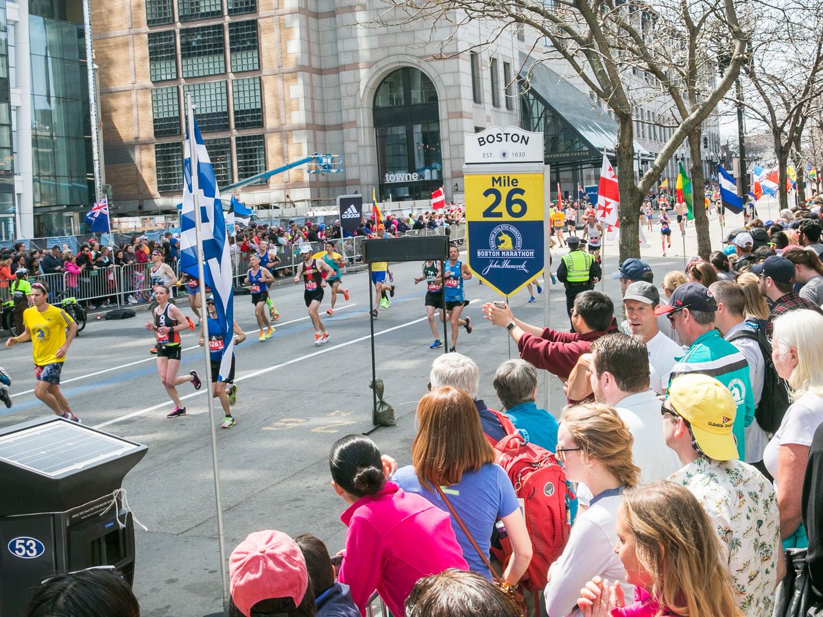 VibeBOS's tweet photo. Don't forget to mark the Boston Marathon into your calendar! Check out this awesome guide on the best places to eat and even better places to cheer your community on! https://t.co/6Q0tvavLXM https://t.co/CzPlIkyzRi