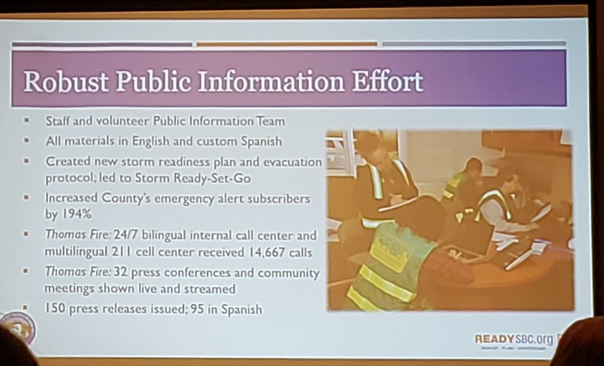 ConstanceChaseH's tweet photo. Train the public what to do in an emergency BEFORE the emergency hits &amp; where to go for the most up-to-date information - ready-set-go ☑ @PRSAPhoenix #PRMatters #PRSAWDC https://t.co/9J2wlp6Oox