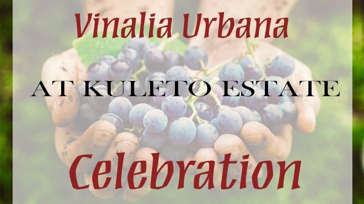 Vinalia Urbana is almost sold out! Don't miss this celebration honoring the upcoming harvest, complete with Italian fare and Kuleto wines.

Details & tickets: bit.ly/2IeS2lj