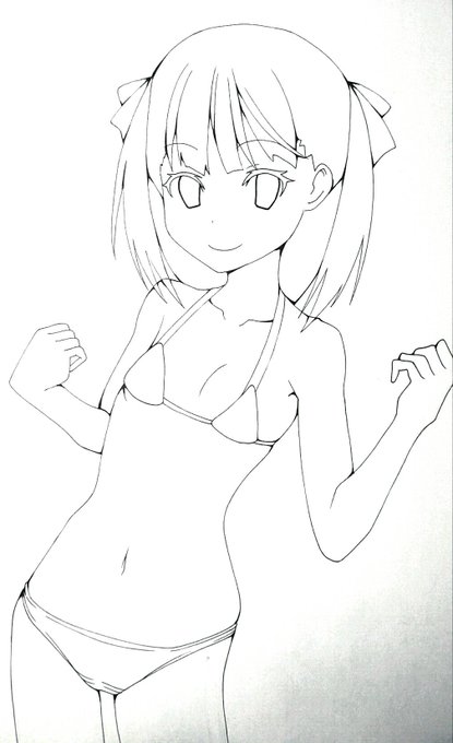 エレナマッマ線画～～～～ 