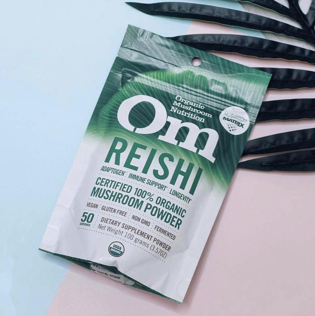 REISHI: one of our favorite #adaptogens. It is known to help provide balance, manage mental + physical #stress and soothe an overactive immune system. ✨ pc: @michellemills_ #reishi #mushroomsareourmantra
