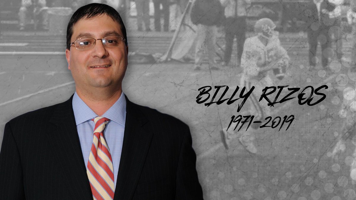 RiverHawkNation's tweet photo. River Hawk Nation lost a great one this week. Our thoughts and prayers are with the entire Rizos family - https://t.co/58knBT3IUk https://t.co/U3NvpZMIie