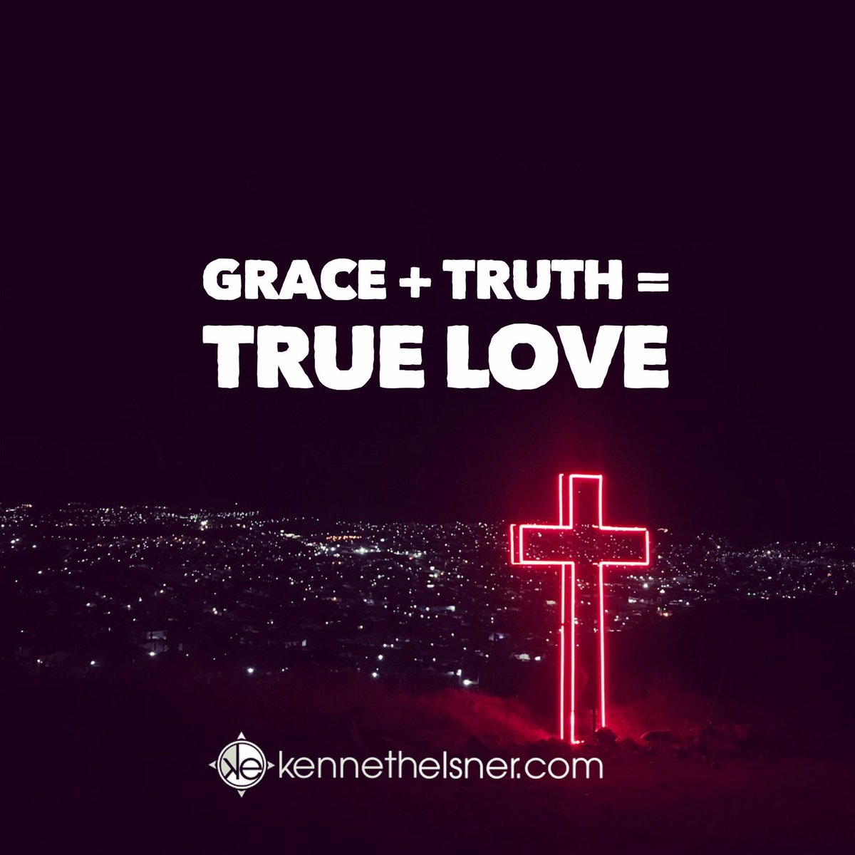 kenelsner's tweet photo. Jesus doesn't love with unequal parts of Grace and Truth. He doesn't love us with only one of them. Neither should we. We only have one life to live. Let's live it like Jesus. #graceandtruth #loveextravagantly #leadintentionally #thislife #thisonelife #jesus #liveadventurously https://t.co/sZYcNEqBM8