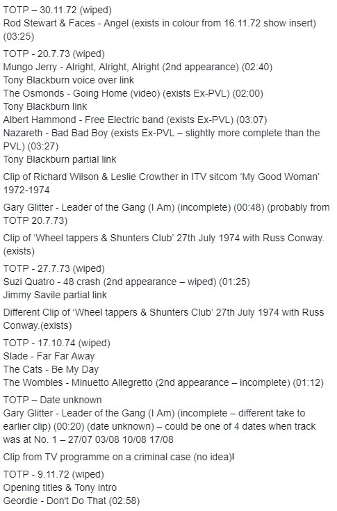 kaleidoscopetv's tweet image. DISCOVERY 482 – Reel One
Reel to Reel computer tapes recorded in 405 lines on a domestic CV2000 machine, Electronic 405-625 conversions.

Missing material from this reel will be screened at the BFI Music Believed Wiped on 20th April 2019. @BFI @TOTPofficial #missingepisodes