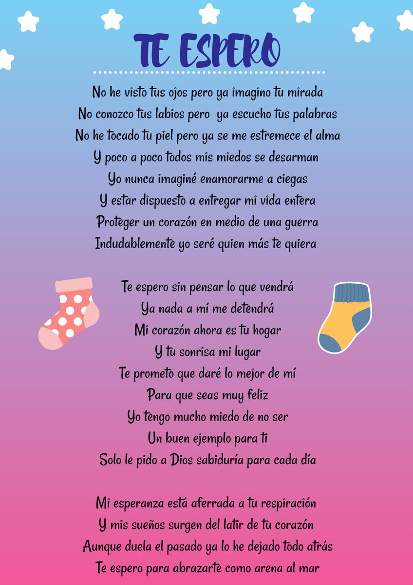 jameszabala's tweet photo. No has llegado a��n a este mundo y ya me has regalado la más bella melodía que he compuesto. Te espero corazón mío. @Mariajospm30 https://t.co/DSeAmTd1tD