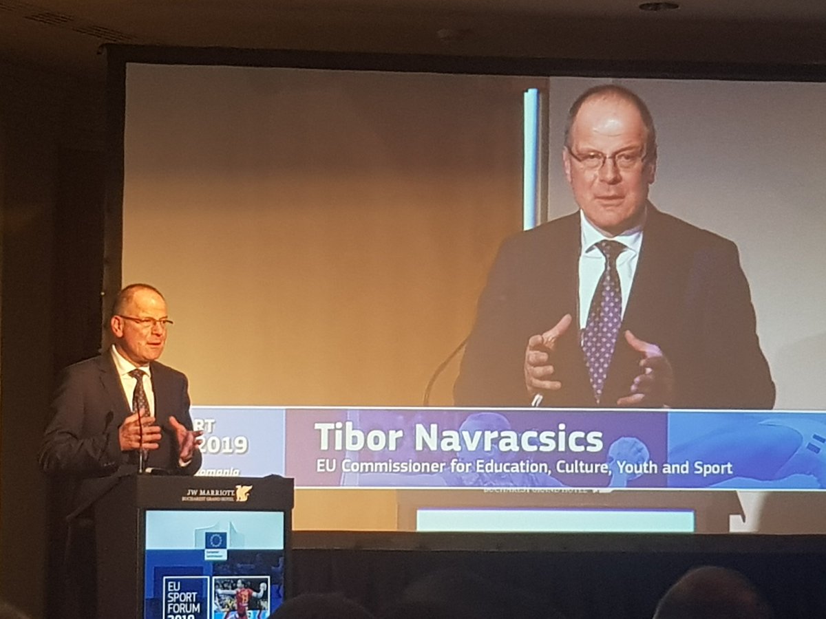 MPapamiltiades's tweet photo. EU #SportForum, Boucharest.
A productive meeting on #SportGovernance and well developed and comprehensive presentations on the #RightsSportAthletes, #FinancingSports, #JusticeInSport. Insights by Commissioner Tibor Navracsics and Sergey Bubka. https://t.co/AnUzBGV9Za