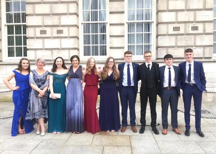 FSLnews's tweet photo. Congratulations to our Year 13 Young Enterprise Team @compressocups for making it to the NI finals at Belfast City Hall tonight! https://t.co/4rOK0uxLiB