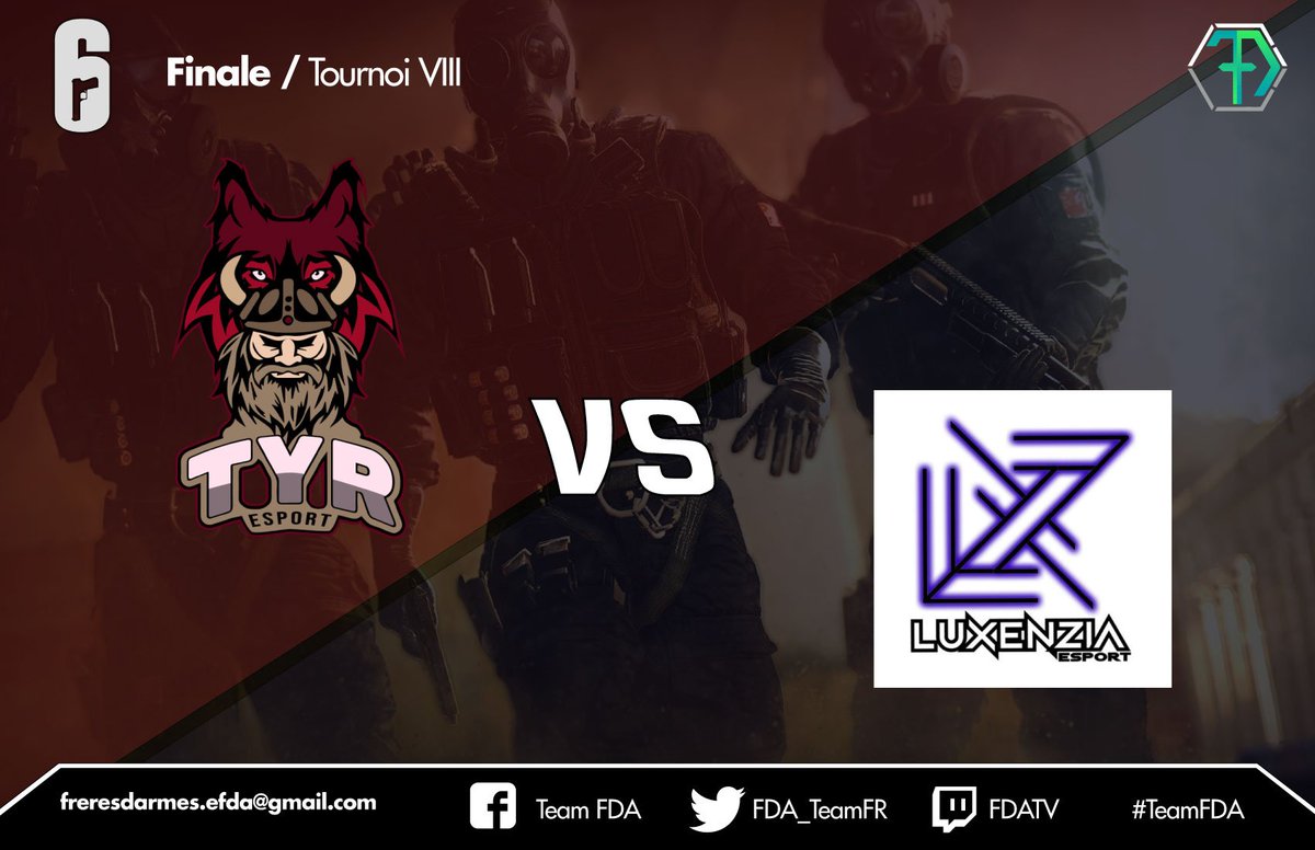 FDAEsport's tweet photo. DEMAIN SUR @Rainbow6Game !!! la #TyR dispute la finale du tournoi #Vlll face aux @ELuxenzia
Bien évidemment stream sur la #FDATV https://t.co/0vTpnZOjSf https://t.co/bWmaQOwEwa