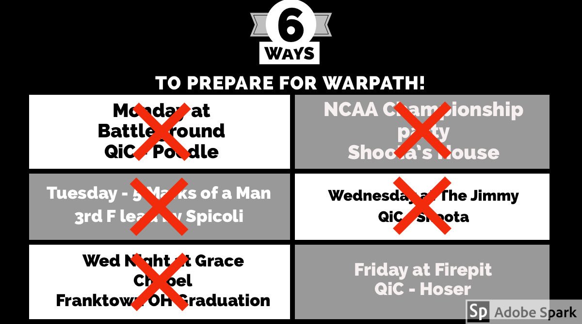Still 1 opportunity to step into the gloom to prepare for WARPATH XI! <a href="/jackwalton22/">Jack Walton</a> on the Q tomorrow at 🔥pit! Hoser’s going to bring the pain, make sure you don’t miss it! #SYITG #ISI