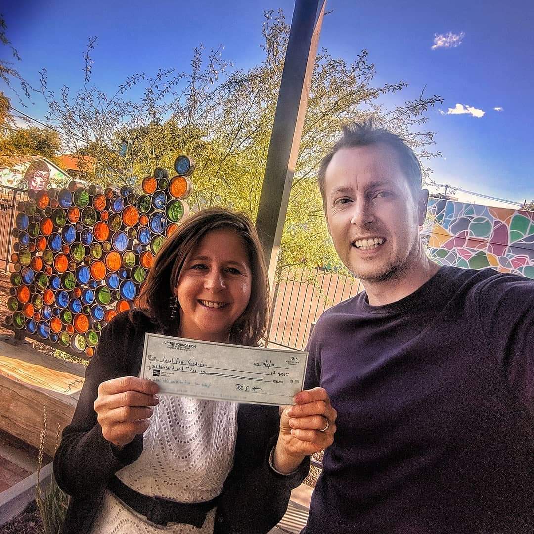 It's about giving back to the community. Kimber Landing  founder of @localfirstaz foundation does an amazing job of doing just that. They focus on initiatives that target systems of inequality &amp; help build prosperity for all Arizonans, &amp; we're thrilled to be a part of it!