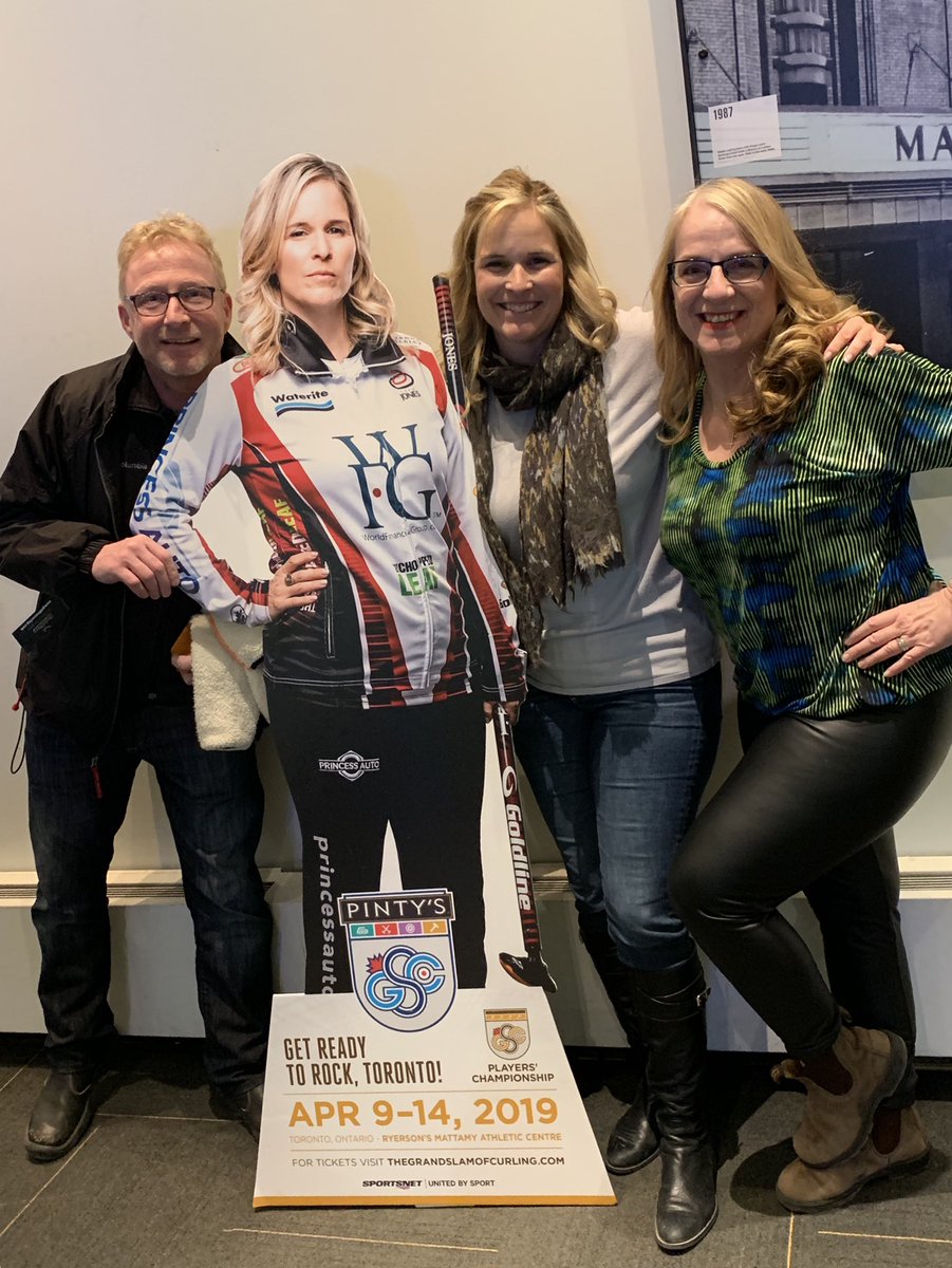 LoriRyther's tweet photo. Played hooky from work today with @RytherCraig to cheer on our friend @jjonescurl  and @TeamJJonesCurl at the #GSOC in #Toronto. 🥌 https://t.co/XbEWrG0rm6