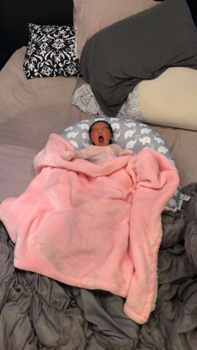 heythatscam's tweet photo. My little girl is two weeks old today time flies when your having fun💕 https://t.co/u2aRnNbIlK