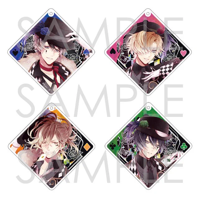【SKiT Dolce】\本日正午12時より予約開始/
『DIABOLIK LOVERS』より、無神家の新規描き下ろし「Evildoer」イラストを使用したビッグ缶バッジ&アクリルストラップの登場です♪
詳細はこちらから⇒https://t.co/nqayHAdAQE
#skitdolce 