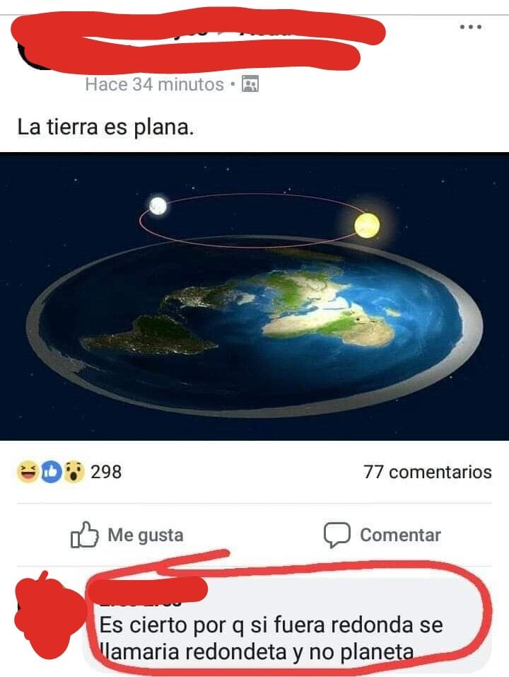elcosodelapizza's tweet photo. A los que dicen que la tierra es redonda solo les quiero mostrar está evidencia científica https://t.co/cvIXixGJy8