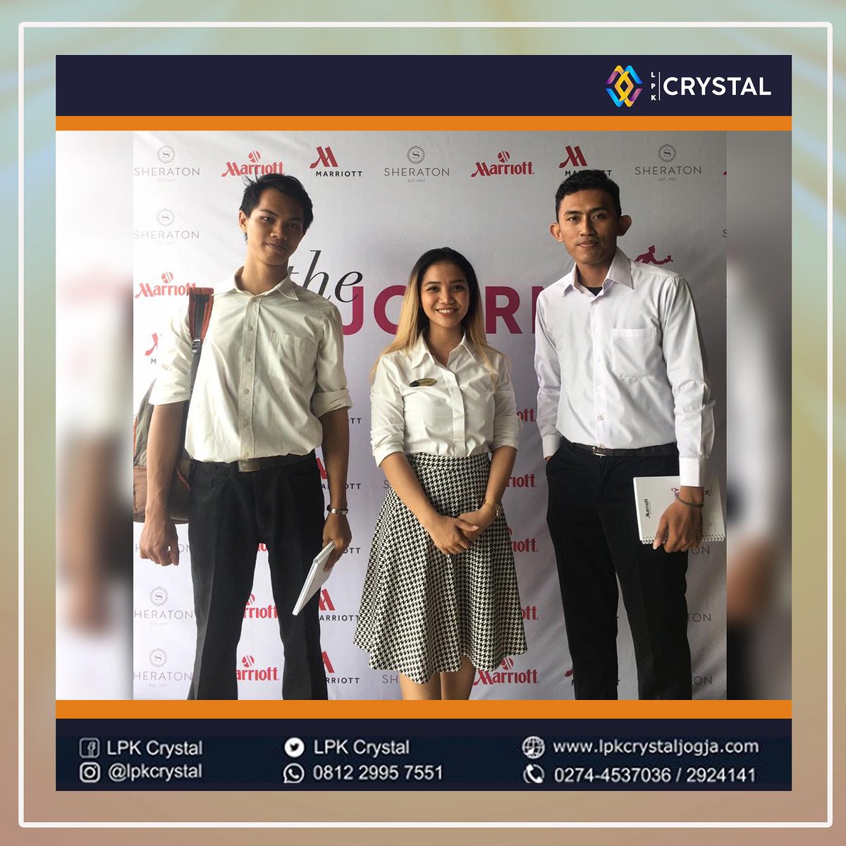 LpkCrystal's tweet photo. LPK Crystal Yogyakarta at Journey Week Marriott Internasional Annual Employer Brand Program https://t.co/d5r9XwG17P