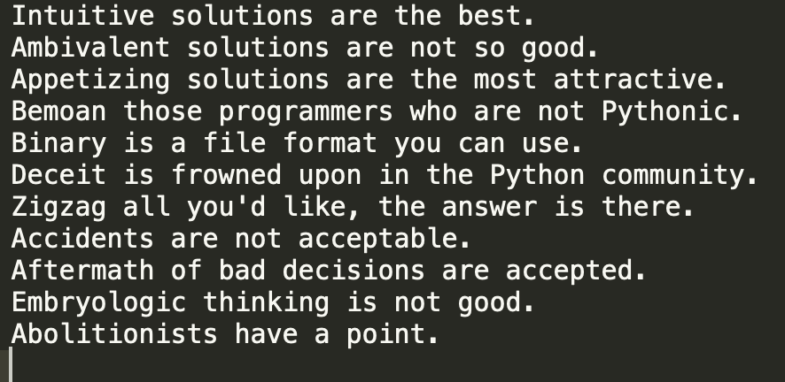 ConquerProgram1's tweet photo. Quiz: For my classes I developed this text file. Any guesses what is the result of the exercise? https://t.co/OBj1e5ozmV