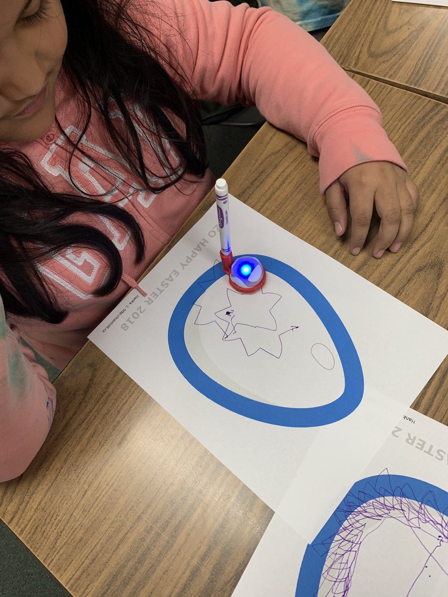 What a great week of collaboration  w/ <a href="/HendersonHounds/">Joe Henderson Elementary</a> STEAM night &amp; @SempleStrong Art Day. #steam #ozobot #monoprice #scribblebots #doink