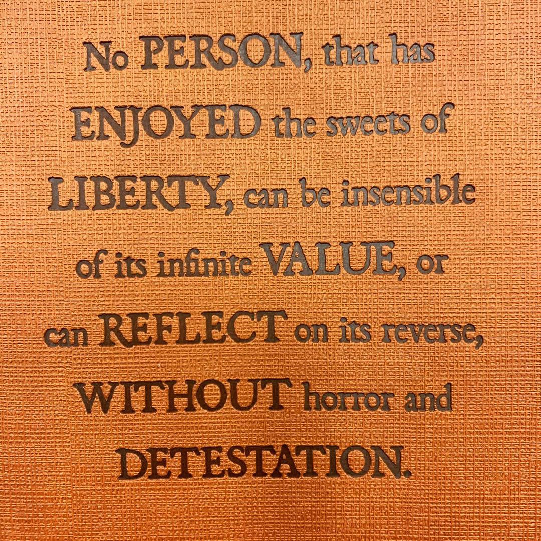 MstrNun's tweet photo. Love this Alexander Hamilton quote. Thanks you to my LIBERTY minded friends for sometimes dragging me to where I just might need to be. https://t.co/kvu1zYOhqX