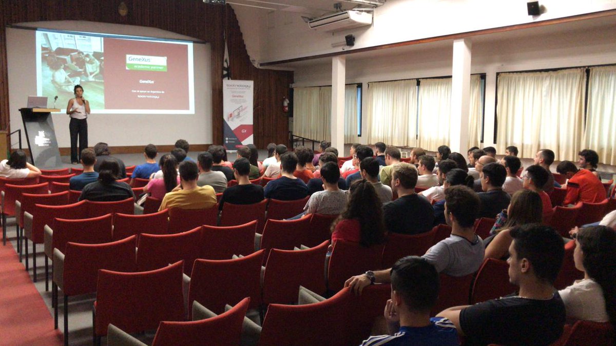 AcpSistemas's tweet photo. Participando del #GxTourUniversidades en UTN Regional Mendoza, presentando Genexus 16. #Genexus #GX16 #GxTourMendoza https://t.co/2Mu9O4fTnk