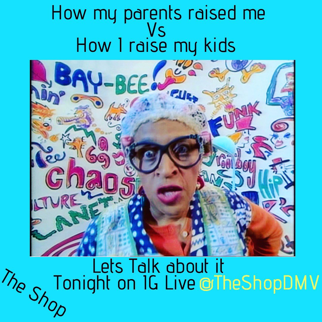 ShopDmv's tweet photo. Tune in tonight on IG live @TheShopDMV from 9 to 11 we gonna have grown convo about parenting and co parenting.  With questions like what was different about the way you was raised and the way you raise your kids. https://t.co/Q2BvHcTQ1Q